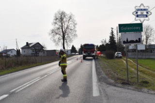 Potrącenie 46-latka na drodze krajowej