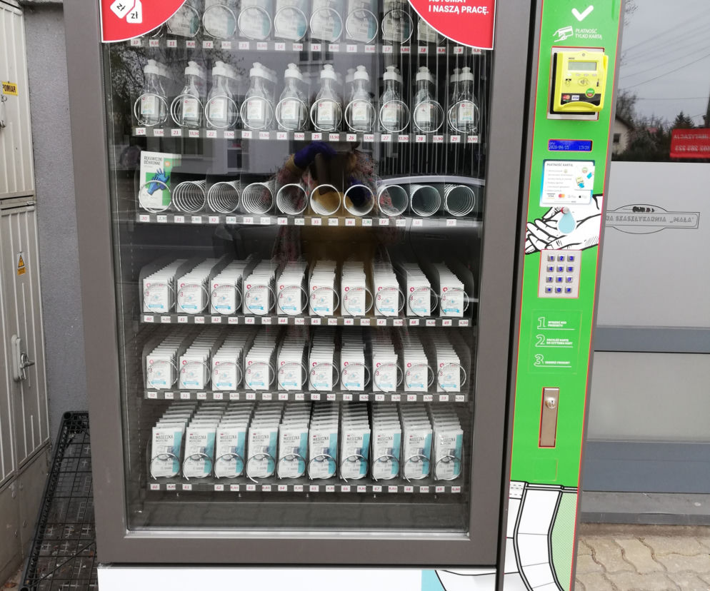 Pierwszy maseczkomat stanął w Legionowie
