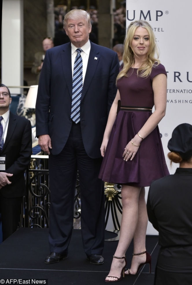 Córka Trumpa w prześwitującej bluzce. Pokazała za dużo? Tiffany Trump