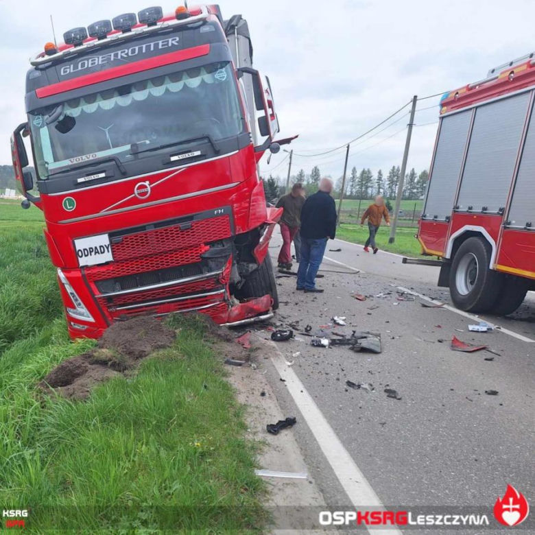 Strzegowa-Kolonia. Druh Konrad uratował ranną kobietę za pomocą paska od spodni