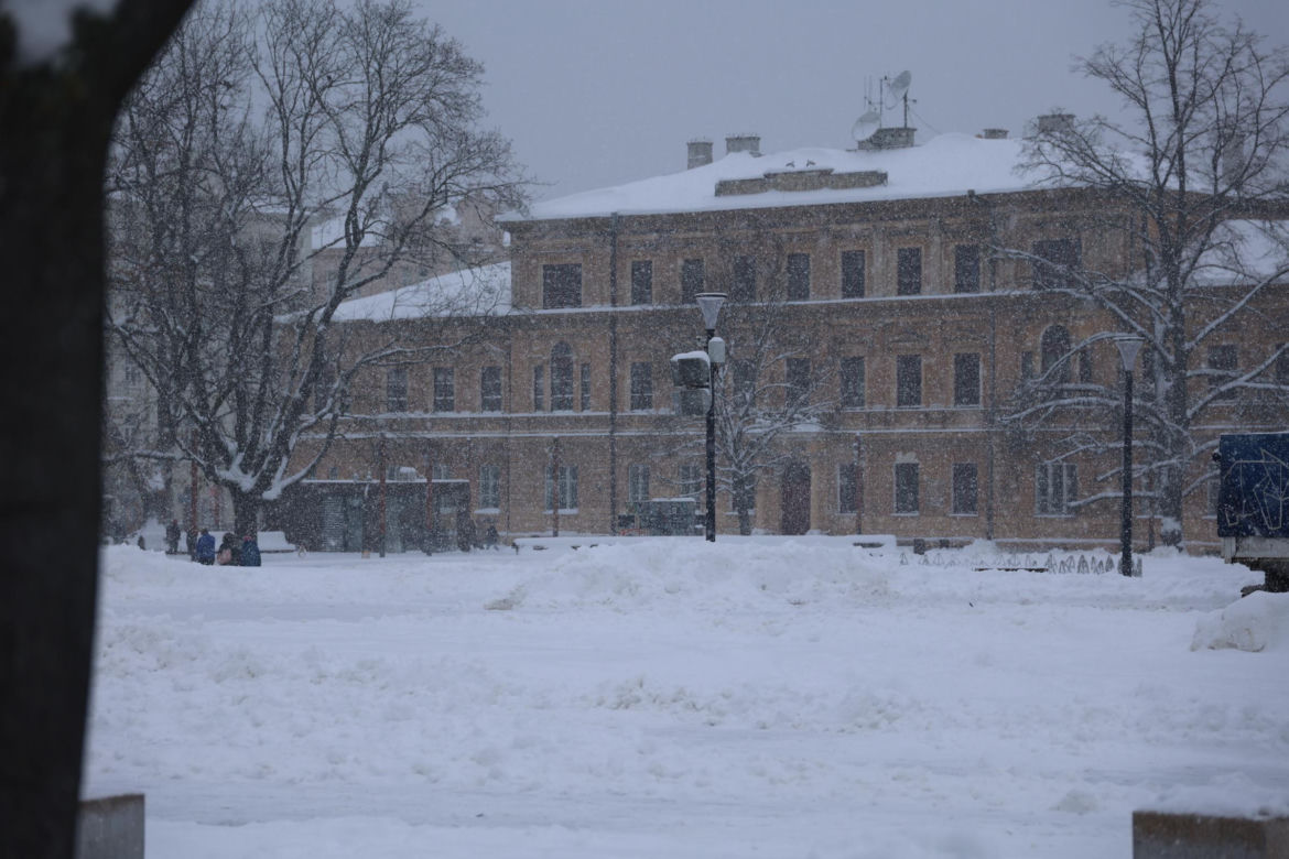 Śnieżyca w Lublinie