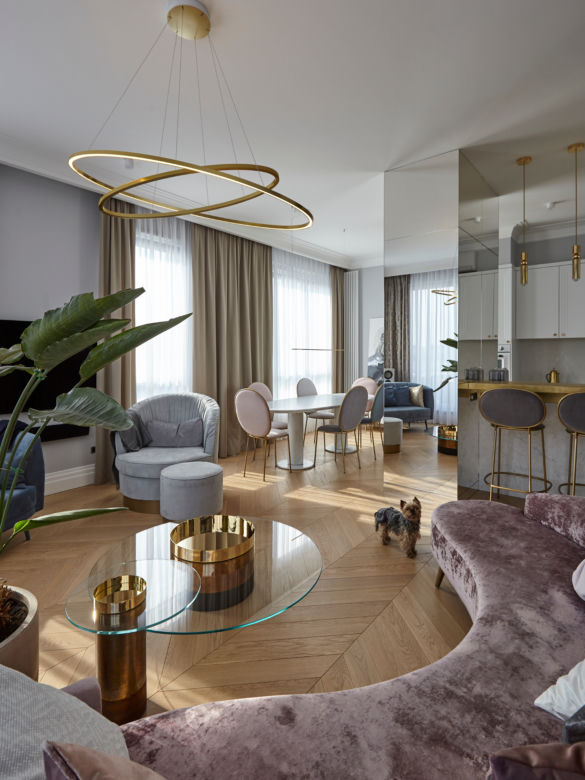 Rodzinny apartament na warszawskim Wilanowie