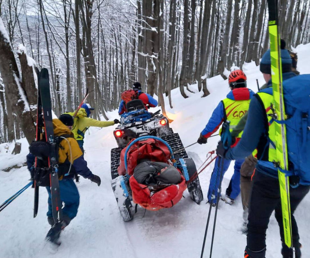 Atak zimy: GOPR Bieszczady ma sporo pracy