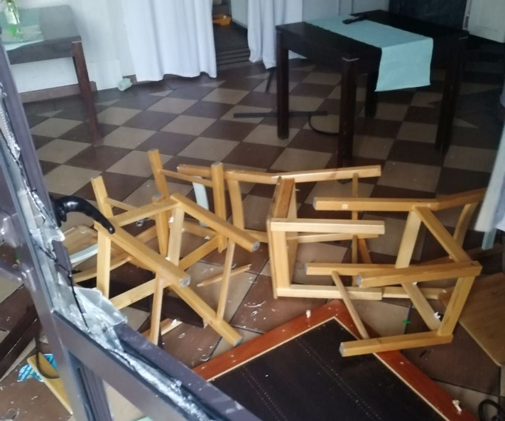 Pijany 20-latek zdemolował pizzerię w Grodzisku Wielkopolskim