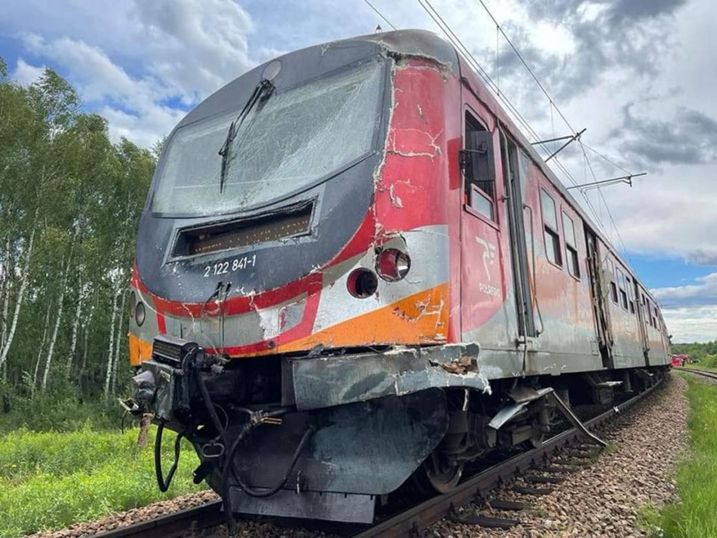 Wypadek na przejeździe kolejowym w Dąbrowie Górniczej
