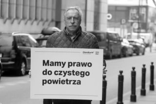 Smog mnie zabija! mówił. Umarł na serce. Nie żyje Janusz Uljasz