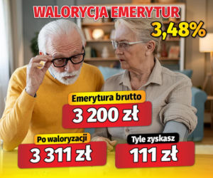 Waloryzacja emerytur