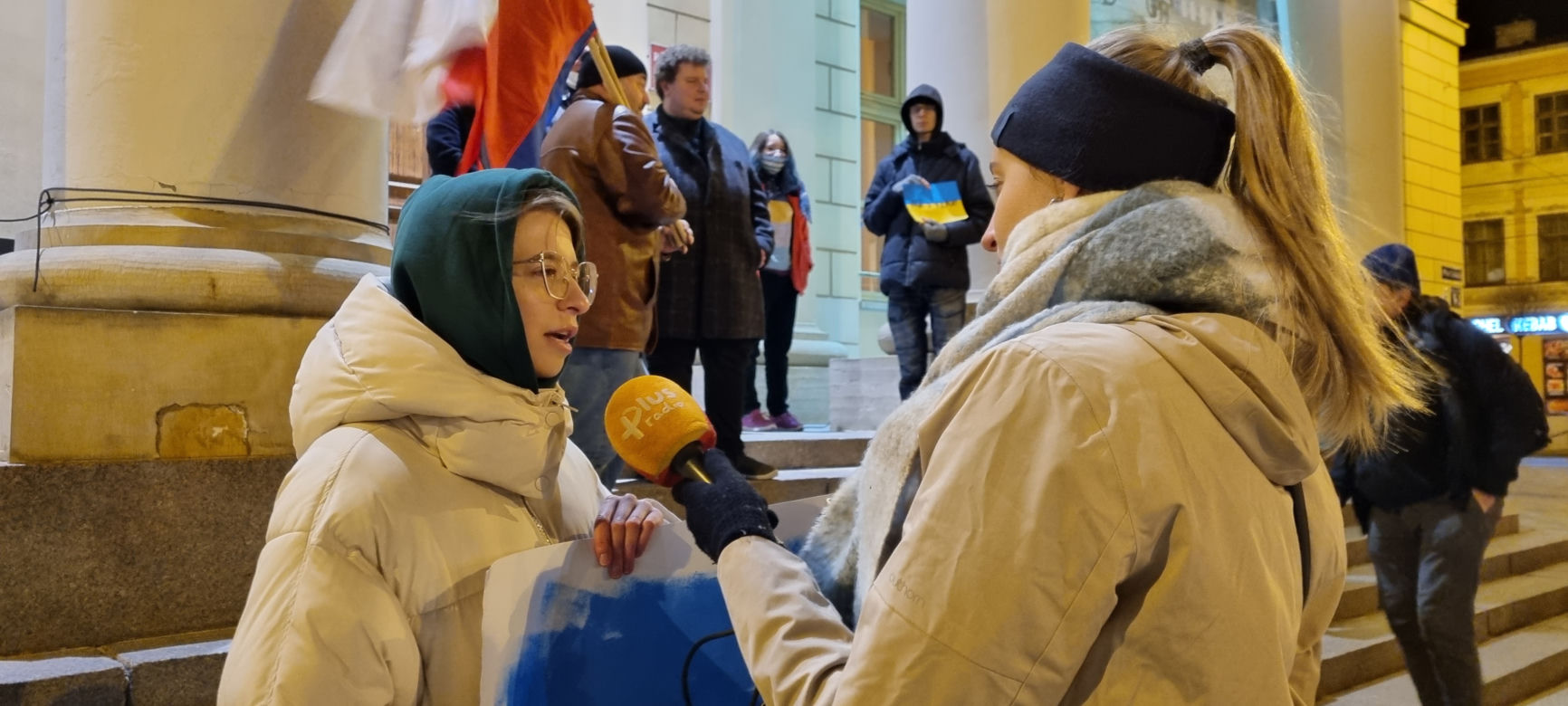 Lublin: protest wobec rosyjskiej agresji na Ukrainę