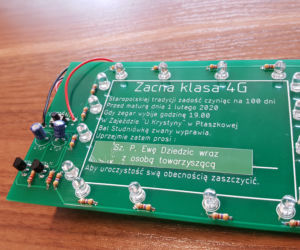 Nowy Sącz: Zaproszenia na studniówkę pod napięciem. ZOBACZ co wymyślił uczeń Elektryka