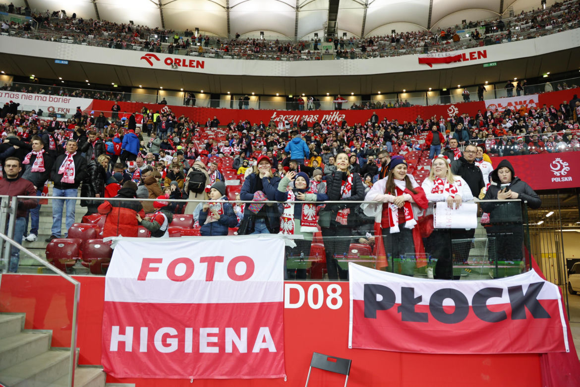 Kibice na meczu Polska - Estonia. Zdjęcia z trybun [21.03.2024]
