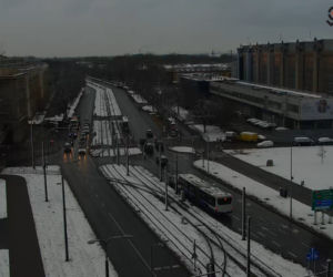 Śnieg w Krakowie spadł na wiosnę