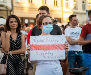 Kraków solidarny z Białorusią