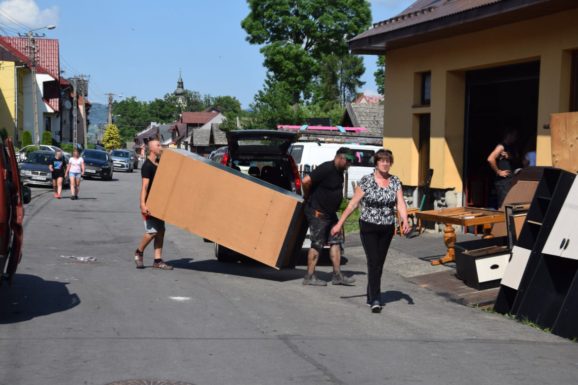 Góralska solidarnosc po pozarze w Nowej Bialej I