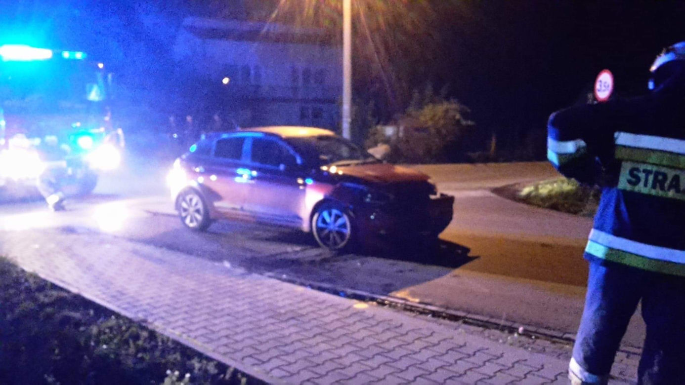 Wypadek w Dąbrówce Nagórnej! Kierowca nie ustąpił pierwszeństwa
