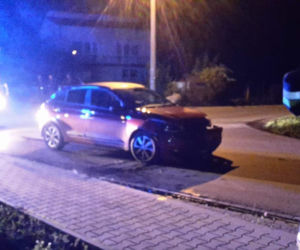 Wypadek w Dąbrówce Nagórnej! Kierowca nie ustąpił pierwszeństwa