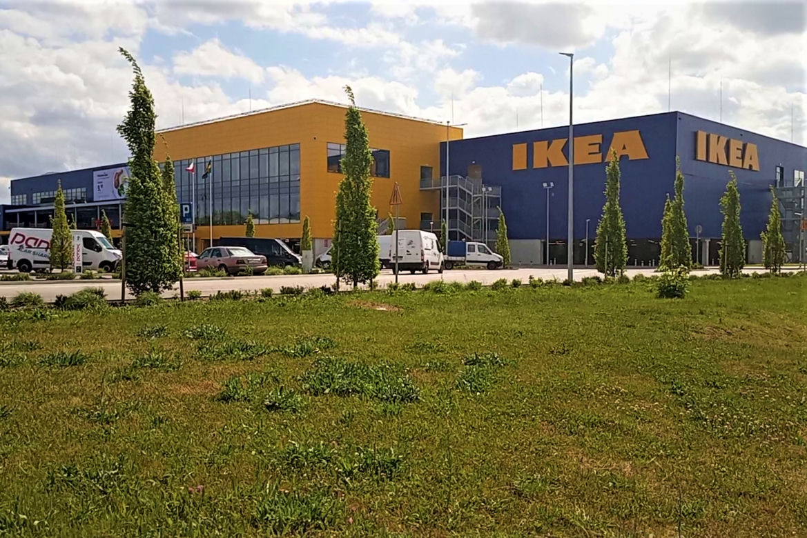 Do sklepu przez trawnik i po pasach prosto... w skarpę! "Wyboista" droga do sklepu IKEA w Szczecinie