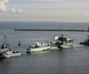 ORP Błyskawica opuściła swoje miejsce przy nabrzeżu w Gdyni
