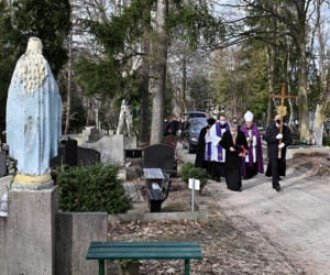 Pogrzeb Piotra Świąca w Gdańsku, 13.03.2021 r.