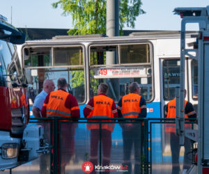 Zderzenie tramwajów na ul. Klimeckiego