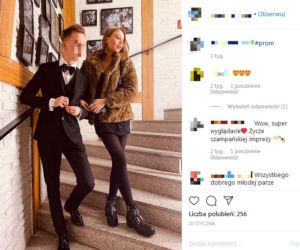 Oliwia Bieniuk na studniówce