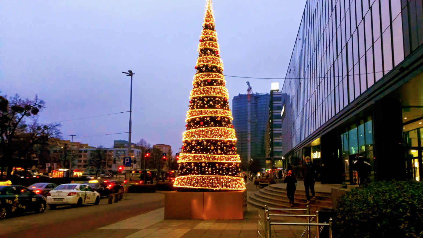 Iluminacje świąteczne w Szczecinie
