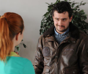 KOMISARZ ALEX 3 sezon odc. 36. Lucyna (Magdalena Walach), Michał Orlicz (Antoni Pawlicki)