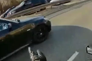 Nie zauważył policyjnego patrolu, bo zagapił się na telefon