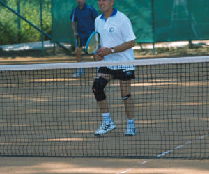 Karol Strasburger ćwiczy