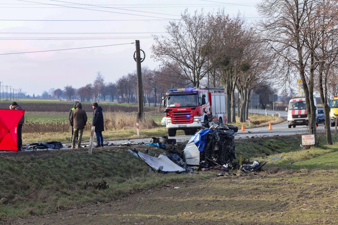 Śmiertelny wypadek w Zielęciach pod Brzegiem