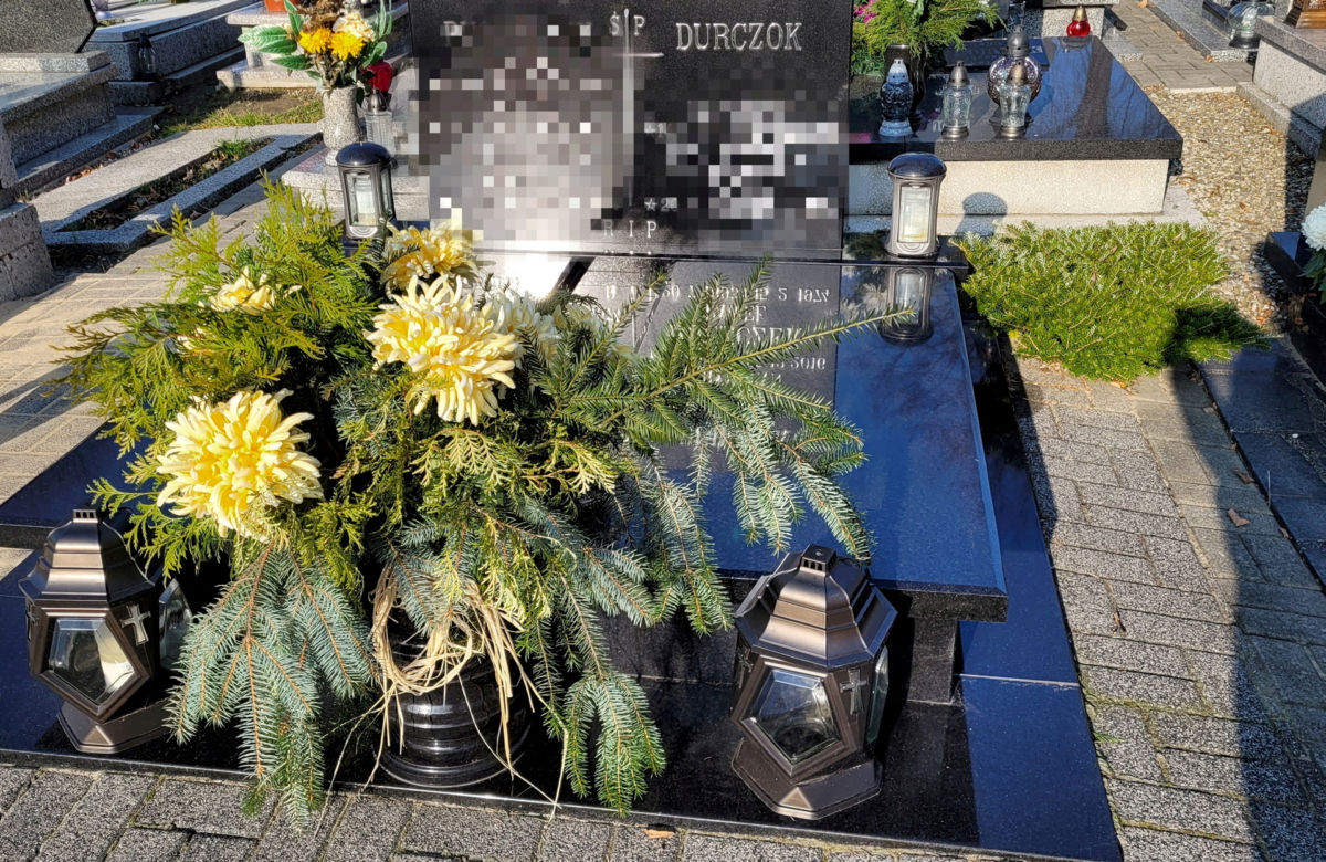 Cmentarz, na którym pochowany zostanie Kamil Durczok