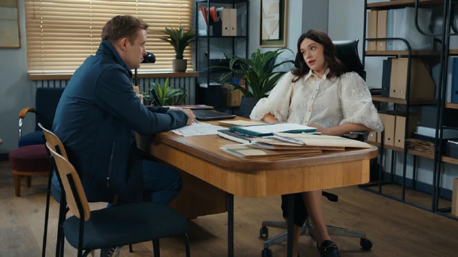 Barwy szczęścia odc. 3333. Hubert (Marek Molak), Natalia (Maria Dejmek)