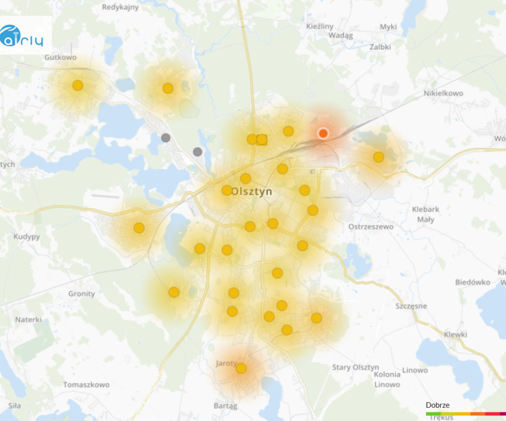 Smog w Olsztynie. Normy przekroczone o ponad 200 procent!