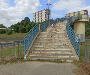 Rowerzyści z nowej ścieżki trafią... na schody