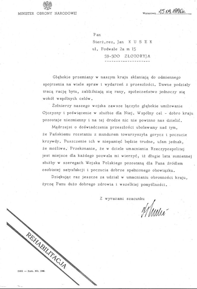 Zbuntowany sierżant Kusek