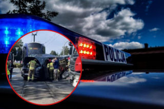 Groźny wypadek we Wrocławiu! Tramwaj staranował busa. Są ranni