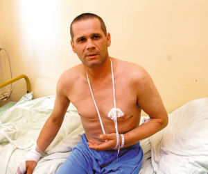 Policjanci rozjechali mnie, rower i dom