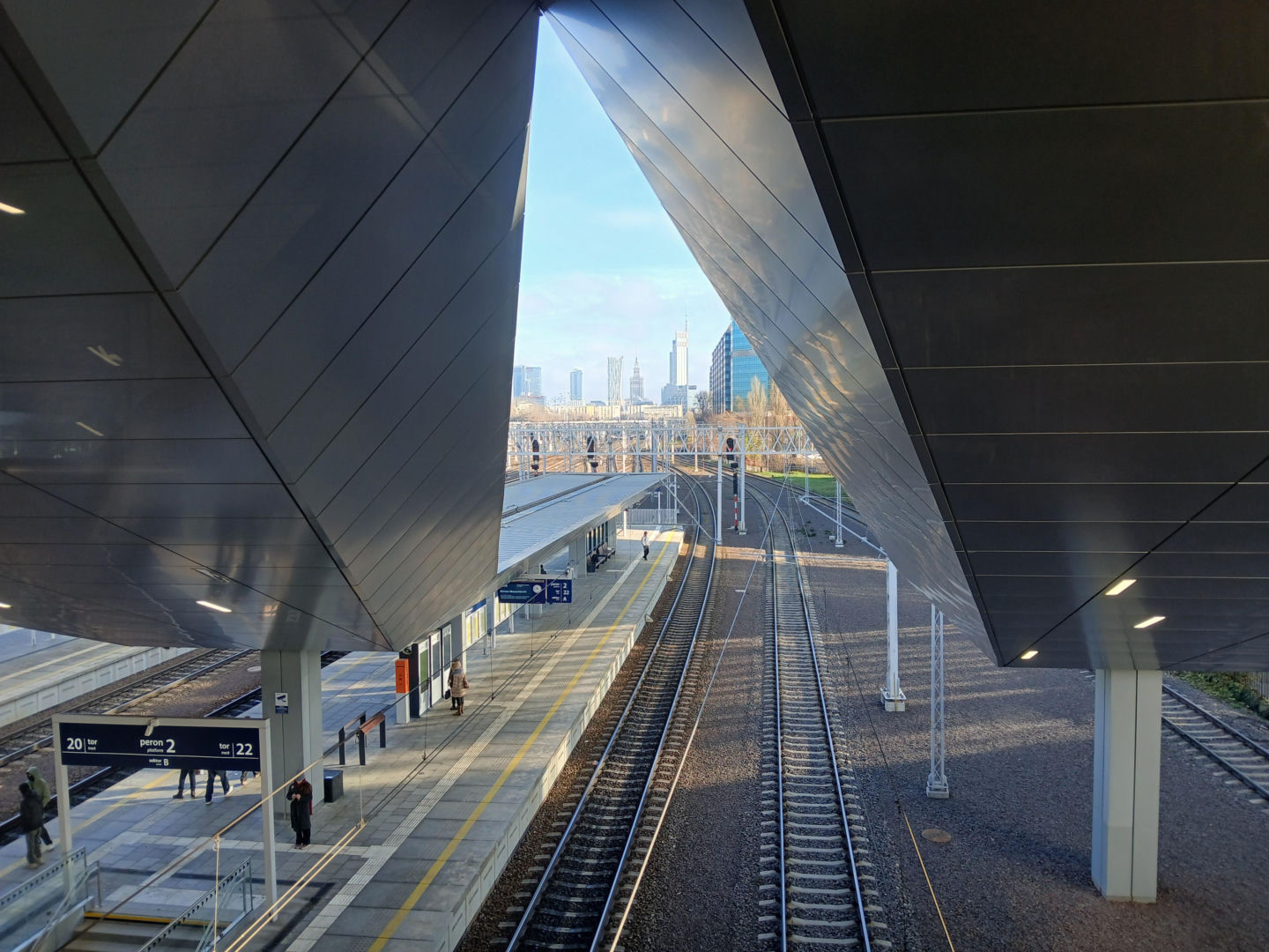 Dworzec kolejowy Warszawa Zachodnia po otwarciu