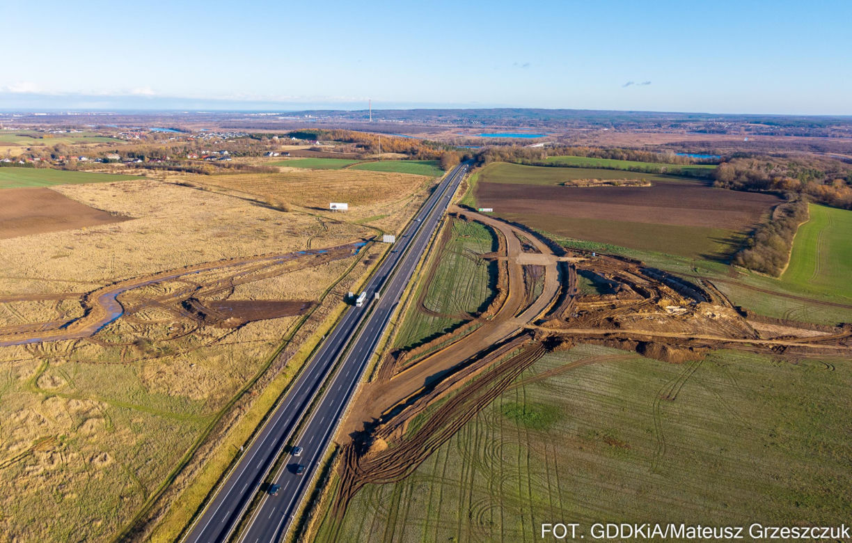 Inwestycje w rejonie autostrady A6