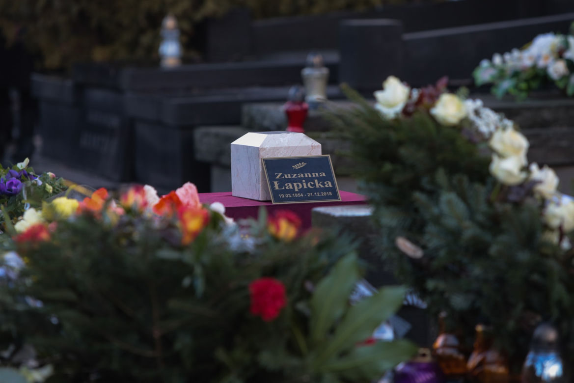Pogrzeb Zuzanny Łapickiej