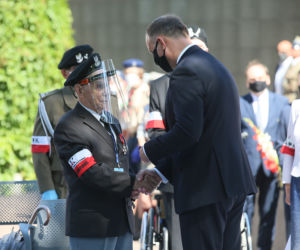 Spotkanie powstańców z prezydentami 