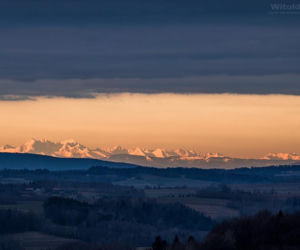 Piekne Tatry widziane z Podkarpacia