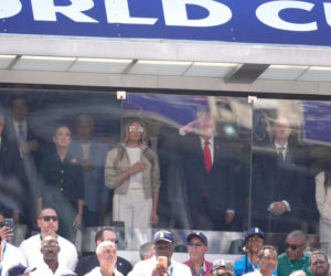 Donald Trump na stadionie podczas finału Mistrzostw Świata FIFA 2026