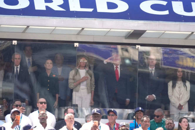 Donald Trump na stadionie podczas finału Mistrzostw Świata FIFA 2026