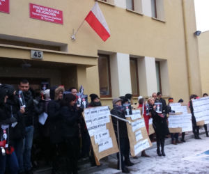 Protest przed prokuraturą w Toruniu - 20 grudnia