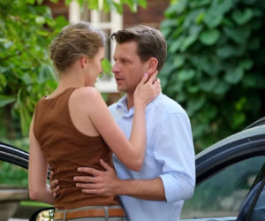 M jak miłość odc. 1902. Natalka (Dominika Suchecka), Adam Karski (Patryk Szwichtenberg)