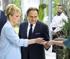Barwy szczęścia odc. 2118. Małgorzata (Adrianna Biedrzyńska) i Jerzy (Bronisław Wrocławski)