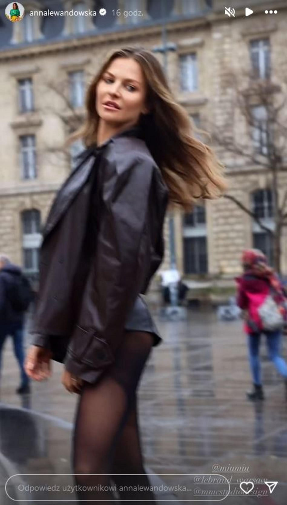 Anna Lewandowska odsłoniła POŚLADKI w Paryżu!