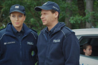 M jak miłość odc. 1894. Natalka (Dominika Suchecka), Adam Karski (Patryk Szwichtenberg)