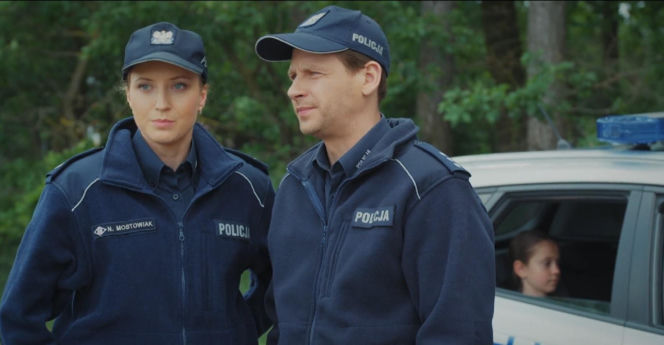 M jak miłość odc. 1894. Natalka (Dominika Suchecka), Adam Karski (Patryk Szwichtenberg)