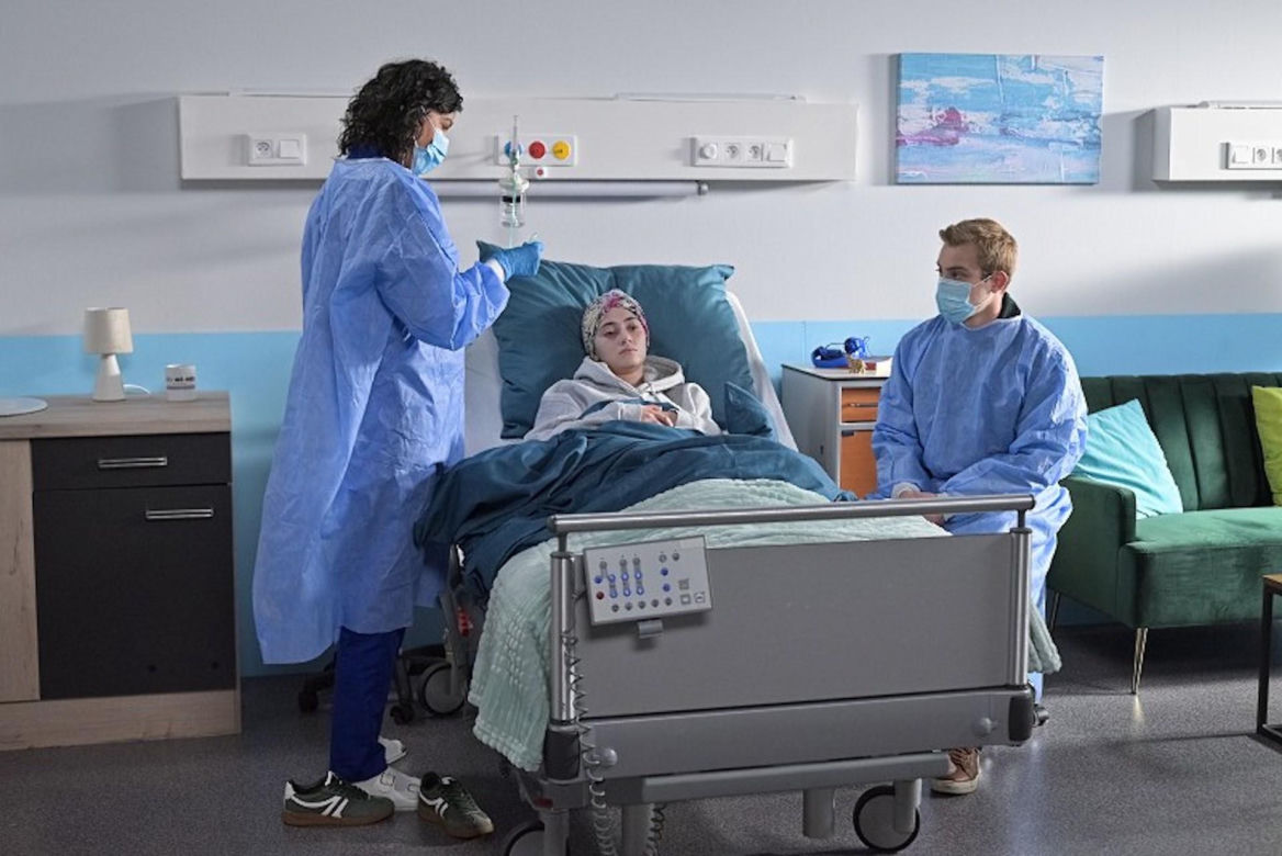 Pierwsza miłość, odcinek 4071: Angelika (Patrycja Franczak), Filip (Dominik Smaruj)